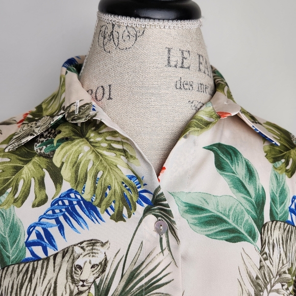 Zara Jungle Tunic Shirt Dress - Picture 6 of 12